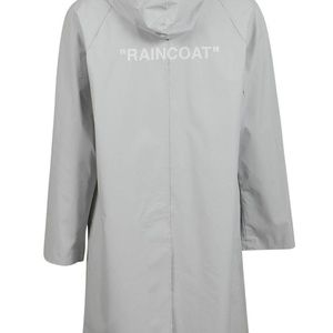 Off-White C/O Virgil Abloh Logo-print shell raincoat